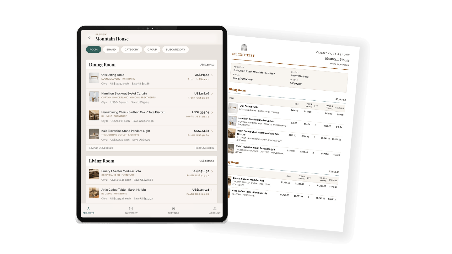 From a digital schedule to a printed, client-ready document